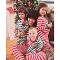 Family Christmas pijamas de navidad para familia Striped Sleepwear Clothes girls women pajamas family christmas pajamas